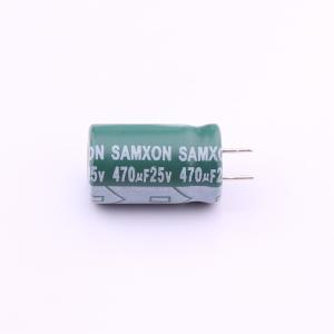 EGF477M1EF14CB 直插铝电解电容 470uF ±20% 25V 原装现货 - 图1