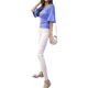 Spring and summer white 80-9-point small tight leggings