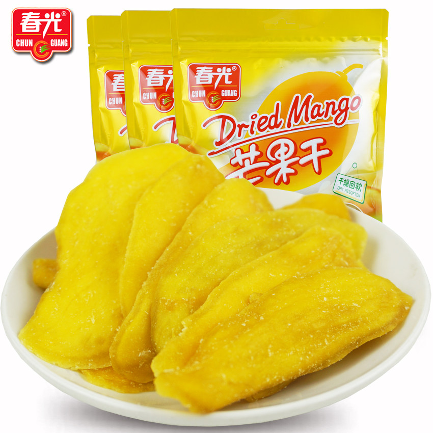 春光168gx3袋果脯蜜饯食品芒果干 大博金食品芒果干