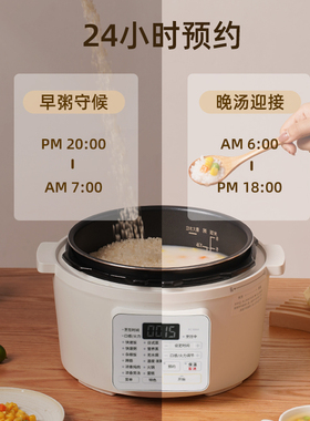 爱丽思日本全自动智能煲汤高压锅