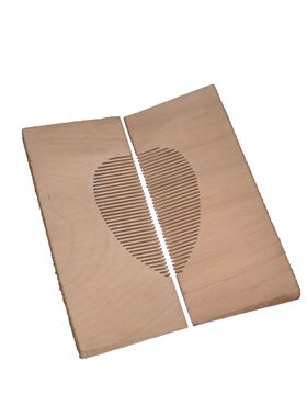 半成品木梳造型已开好齿DIY料