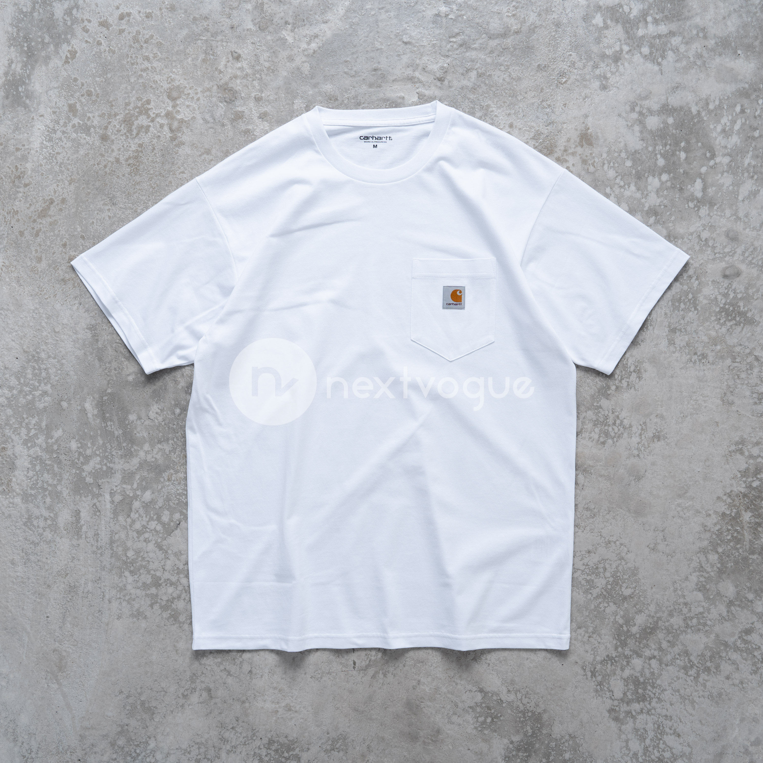 【NextVogue】carhartt wip pocket loose 厚款宽松口袋短袖现货 - 图0