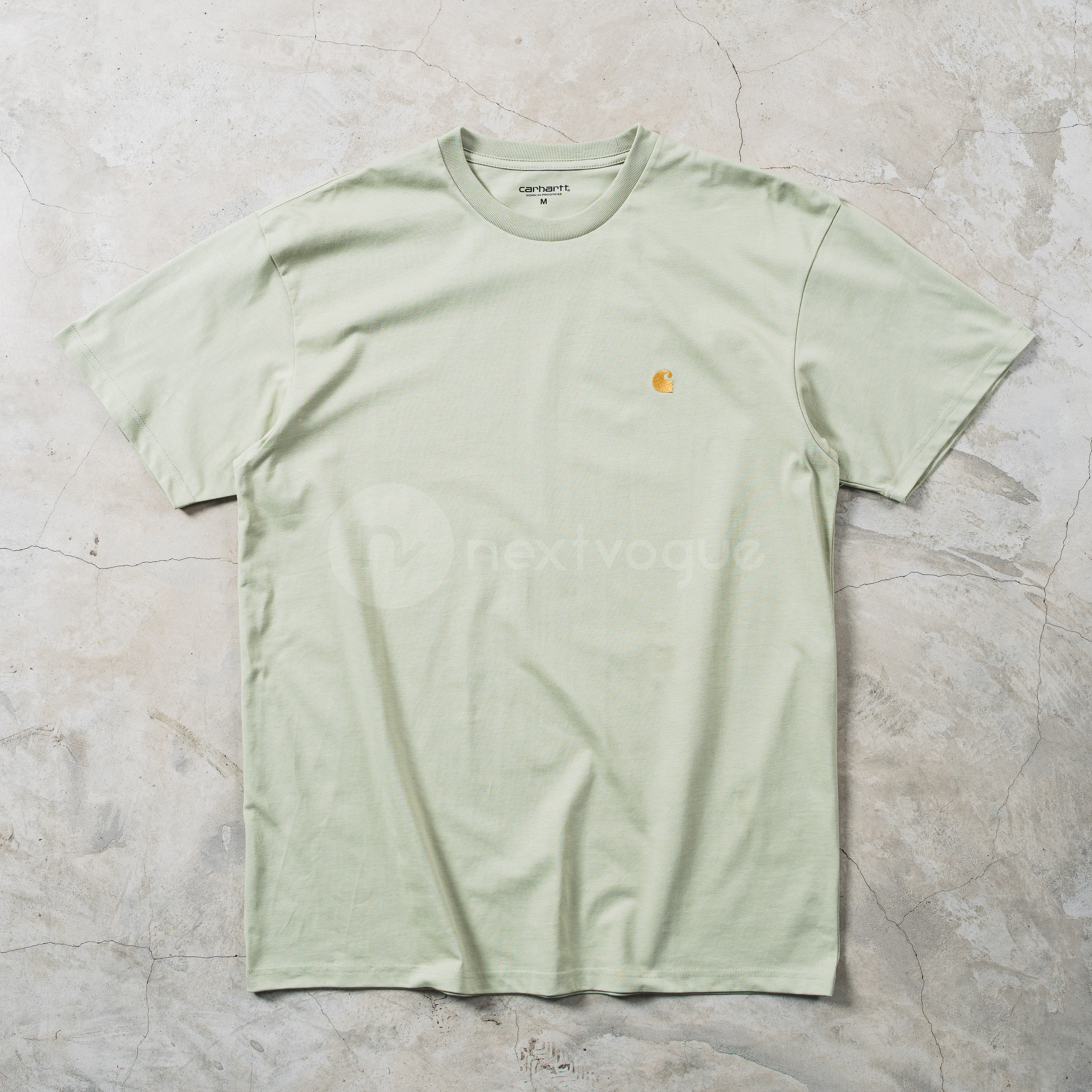 【NextVogue】carhartt wip chase 支线金标刺绣logo短袖tee 多色 - 图3