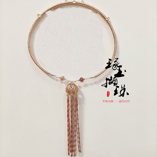 琢玉撷珠 忘川风华录 西施 项圈 项链古风 发饰  COS 手游 - 图1