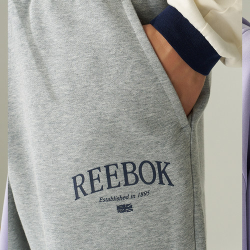 Reebok锐步官方24年新款男女同款休闲舒适潮流运动针织长裤 - 图3