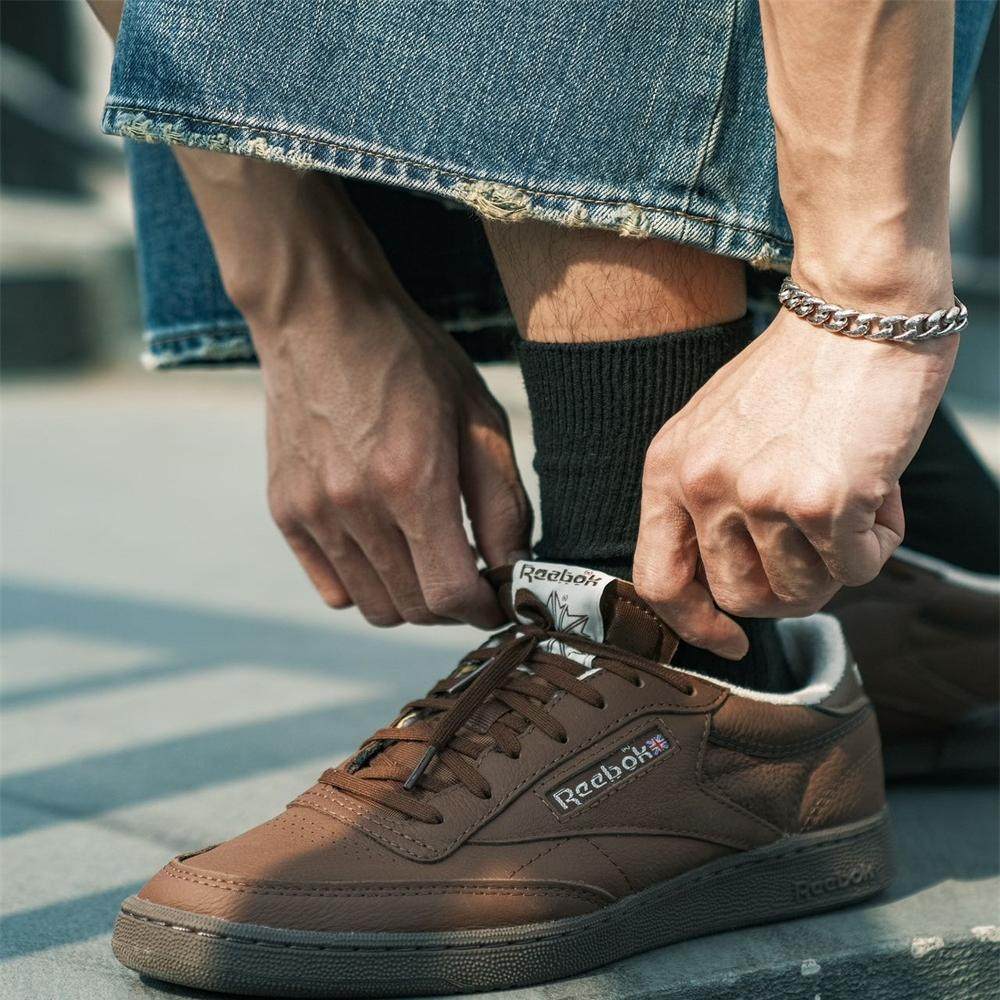 Reebok锐步官方男女Club C 85 Vintage孔洞透气复古运动休闲板鞋,淘宝优惠券,粉丝福利购,淘宝优惠卷