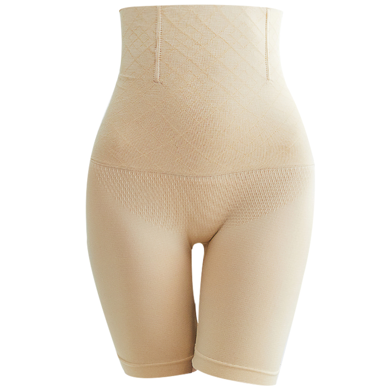 高腰收腹裤提臀内裤女打底裤束腰收腰大码平角安全裤产后收小肚子 - 图3