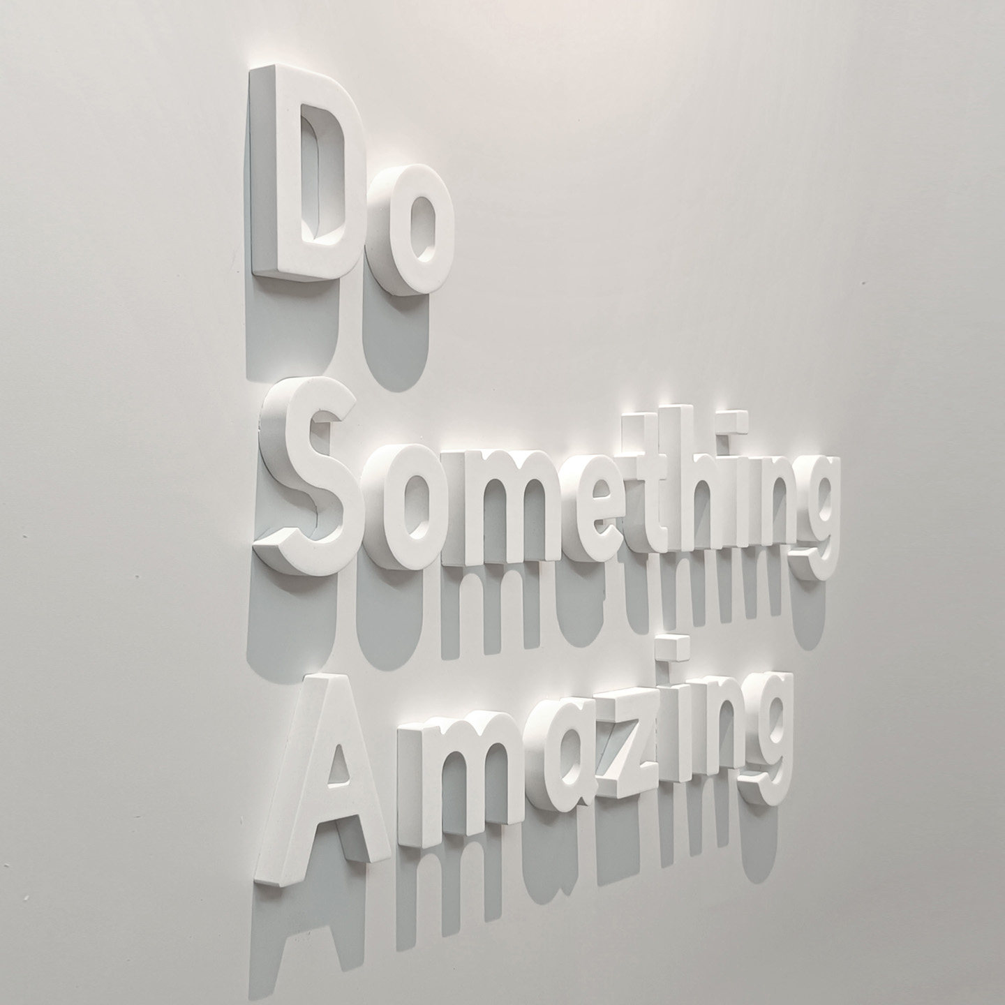 浅灰色励志格言艺术微水泥立体字母数字墙贴高级灰白质感酒店民宿,淘宝优惠券,粉丝福利购,淘宝优惠卷