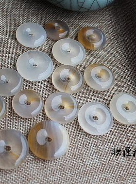 天然冰种裸石白色吊坠爆款包邮