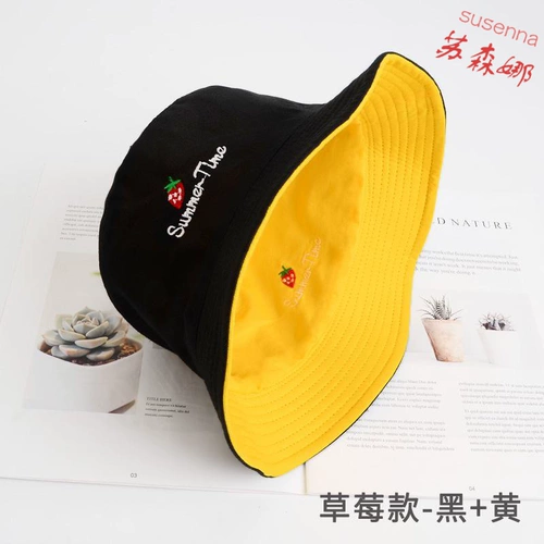 Летняя двусторонная японская шапка на солнечной энергии, в корейском стиле, популярно в интернете