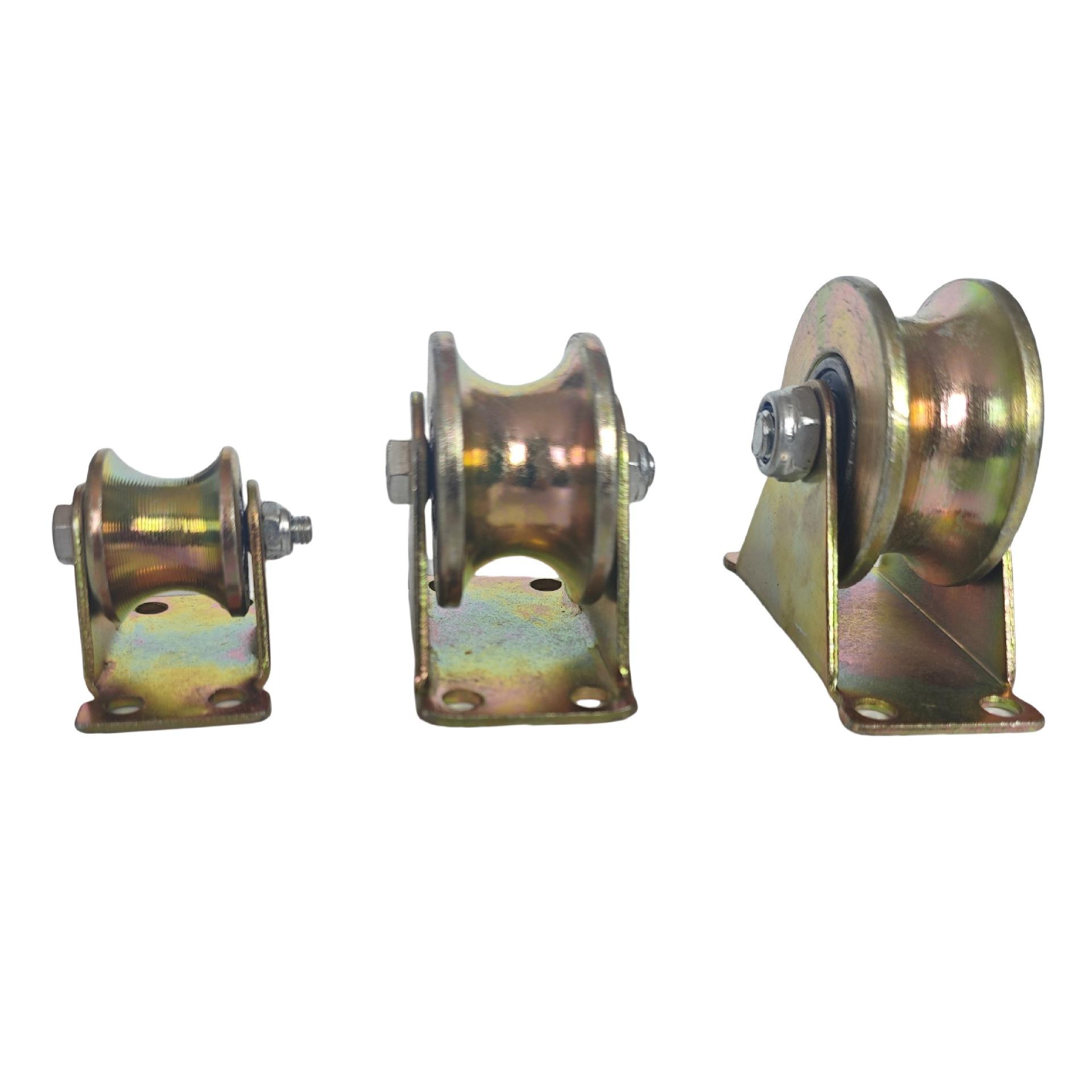 U-shaped color steel track wheel pulley track H-shaped U-shaped V-shaped wire rope guide rail wheel roller