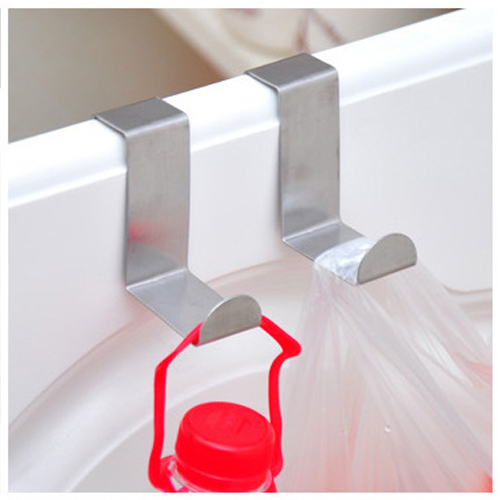 创意不锈钢挂钩Z型门柜挂钩无痕门后免钉挂钩厨房卧室宿舍挂钩 - 图2