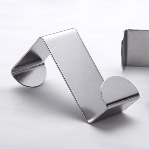 创意不锈钢挂钩Z型门柜挂钩无痕门后免钉挂钩厨房卧室宿舍挂钩 - 图1