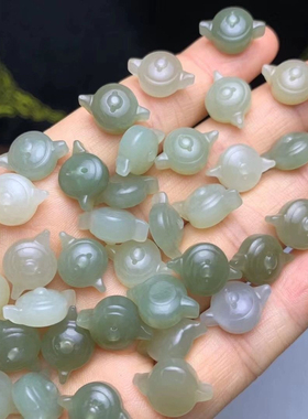 青海料和田玉酒壶小吊坠水壶