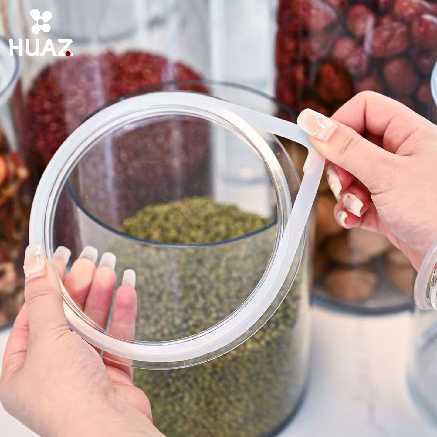 透明瓶盖硅胶密封圈盖子pet塑料花瓶花桶花店鲜花包装材料,淘宝优惠券,粉丝福利购,淘宝优惠卷