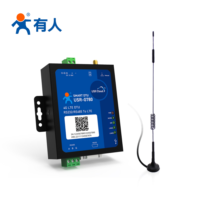 有人4g dtu模块nbiot透明传输485/232工业级通信无线数传G780 V2-图3