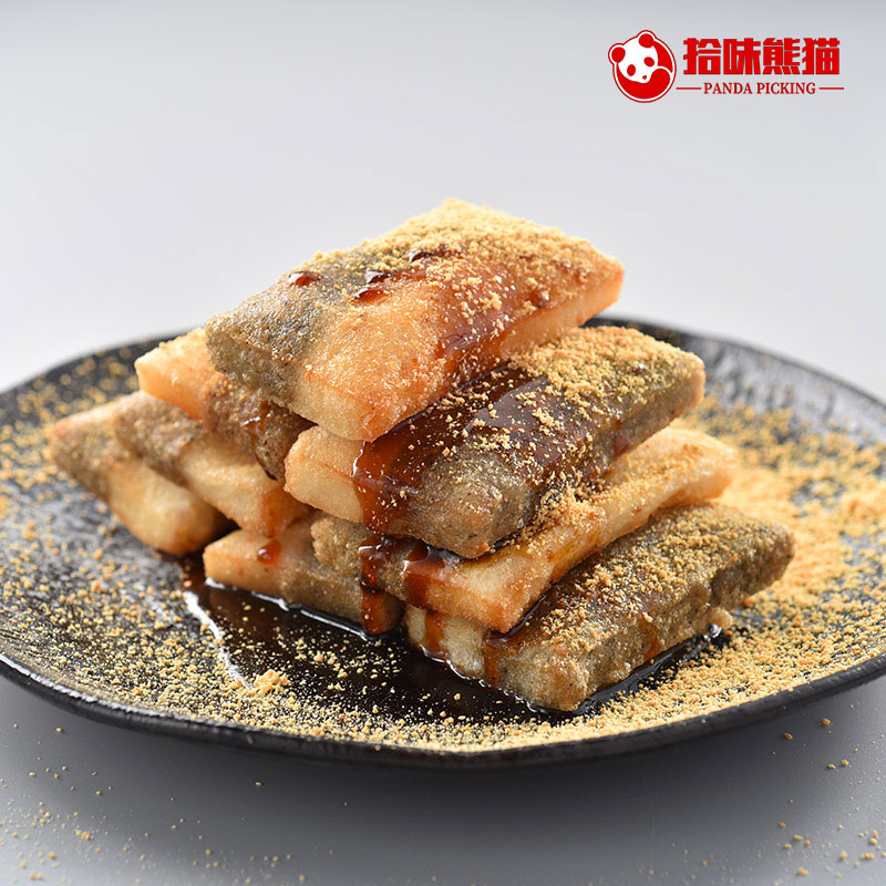 唐玖珑鸳鸯红糖糍粑纯糯米手工油炸糕点双色糍粑餐饮整件商用小吃