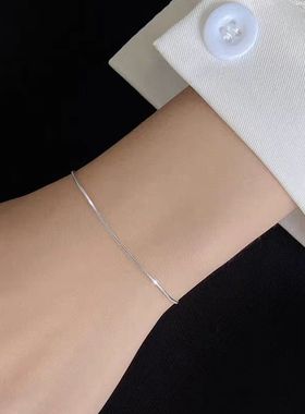 蛇骨链细款手链女手饰小众设计学生闺蜜送礼物配饰