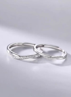 始终如一戒指女ins小众设计级感轻奢精致食指环开口戒子