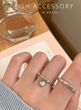 不规则925纯银戒指925纯银简约