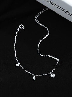 布灵爱心镀银手链女小众设计高级感2023年新款精致轻奢爆款潮手环