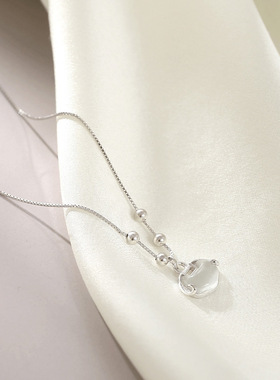 纯银小众品牌风ins锁骨链