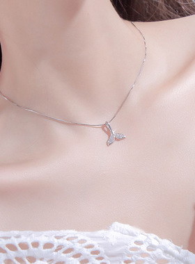 大鱼海棠小众银项链