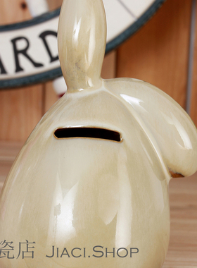 兔子桌面小动物室内陶瓷可爱