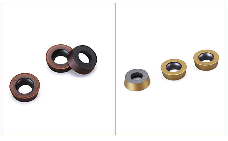 富士元数控铣刀片RPMW1003硬质合金铣床刀头钢件不锈钢R5圆刀粒 - 图3