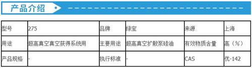 定制树脂厂上海绿宝275硅油高真空扩散泵油真空镀膜高真空硅油-图1