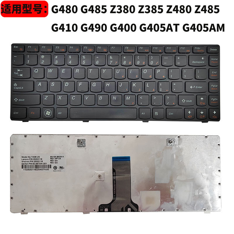 适用联想G470 G480 G490 G450 Y450 Y480 G400 B470 G50键盘 G570 - 图1