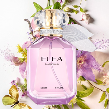 ELEA Flowery Yiren women's eau de toilette natural fresh and elegant floral floral fragrance long-lasting light fragrance elegant fragrance 50ml