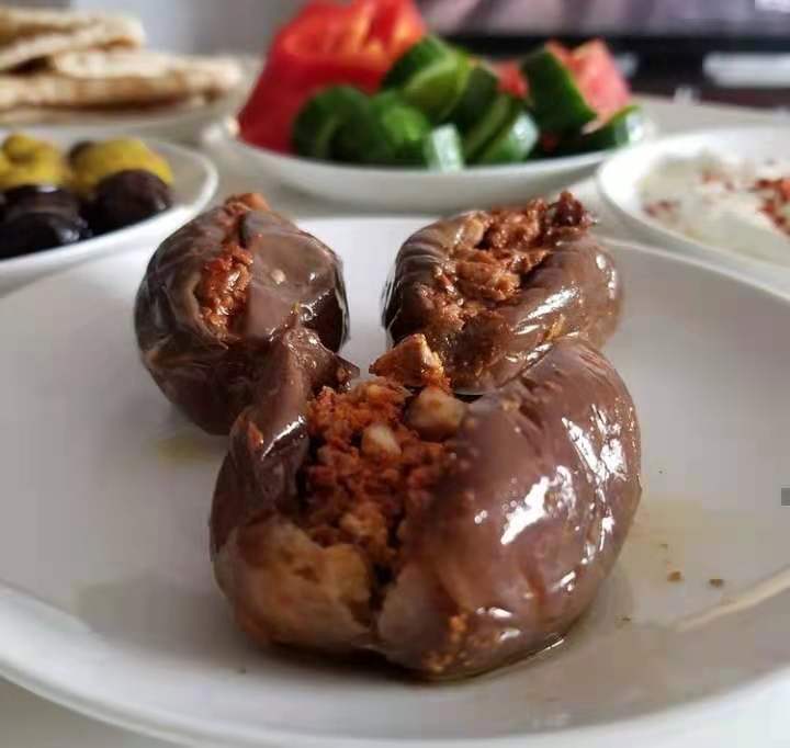 Chamfarms腌茄子Makdoos Stuffed Eggplant 进口阿拉伯美食 - 图3