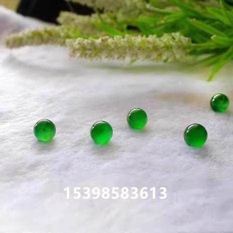 天然缅甸老坑A货翡翠冰种阳绿圆珠子辣绿散珠帝王绿单颗玉石手串,淘宝优惠券,粉丝福利购,淘宝优惠卷