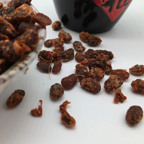 徐州邳州特产农家自制老盐豆子香辣味酱豆子臭豆子臭盐豆500克 - 图2