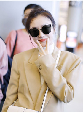 韩版防紫外线定制有度数近视墨镜