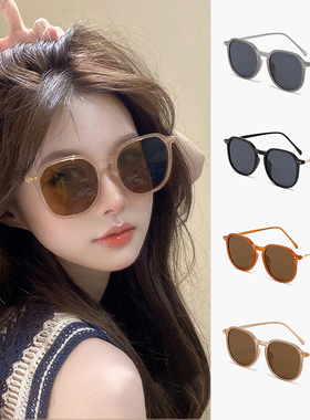 防紫外线可配带度数墨镜大框显瘦