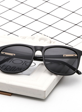 男士韩版开车方框带度数近视墨镜