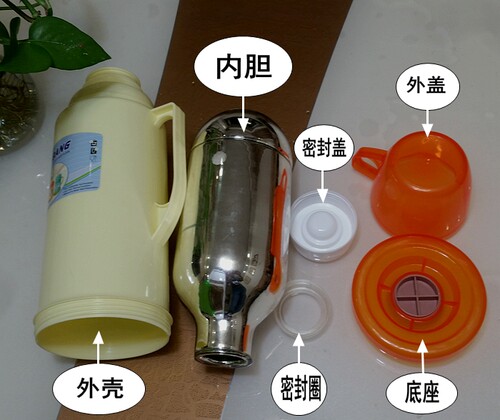 热水瓶胆玻璃内胆真空保温小暖瓶小暖壶保温杯学生水杯保温杯儿童 - 图2