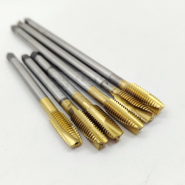 日本OSG二手进口丝攻加长M12X150MM镀钛螺尖先端丝锥深孔专用OH3 - 图1