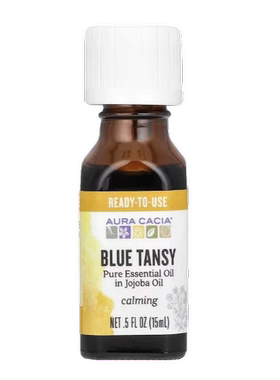 Aura Cacia全精油载于荷荷巴油中橙花奥图玫瑰檀乳香蓝色艾蜡菊味