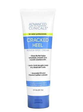 Advanced Clinicals头发Cracked免洗Heel护理Keratin霜Hyaluronic