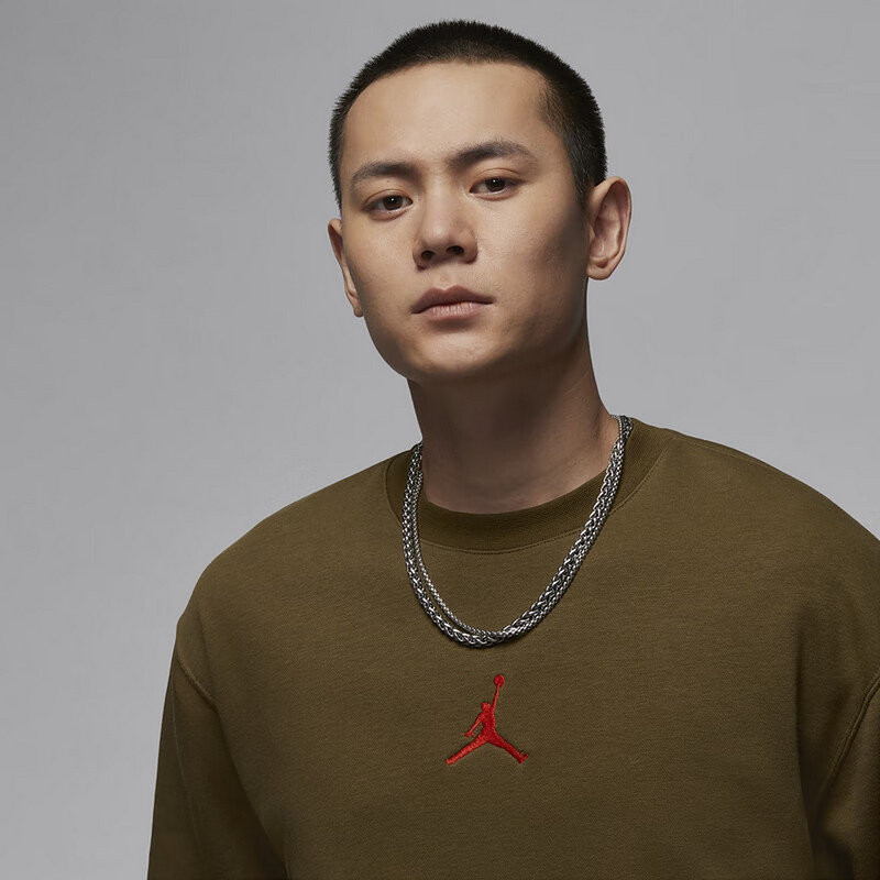 Nike/耐克JORDAN男子运动保暖印花针织套头衫圆领卫衣HV1750-366,淘宝优惠券,粉丝福利购,淘宝优惠卷