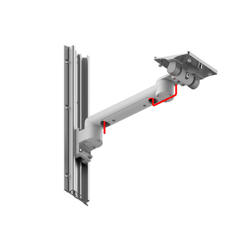 监护仪上墙挂墙吊塔支架麻醉机单臂显示器支架支臂迈瑞理邦-图3