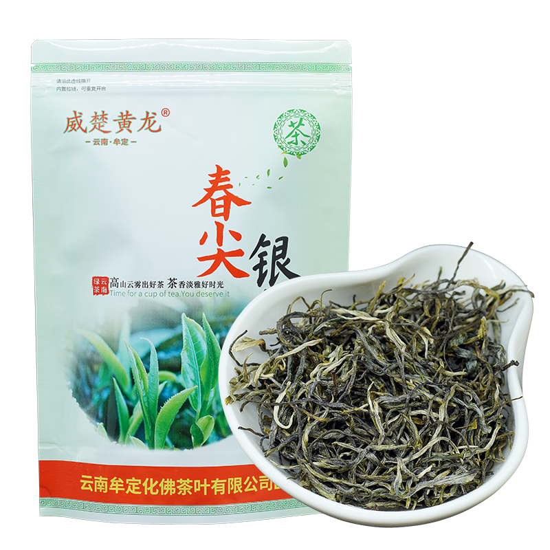 春尖绿茶2023新茶云南绿茶春尖茶银丝毛峰毛尖茶叶浓香型散装袋装