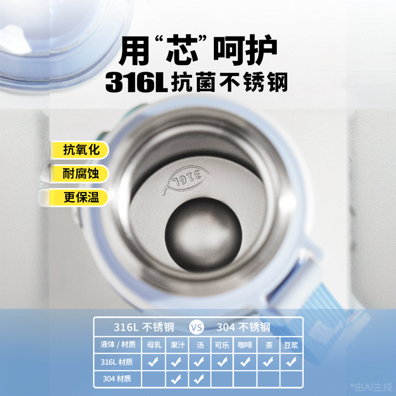 蛋仔派对儿童保温杯上学专用直饮口饮水杯幼儿园吸管水壶男孩女孩 - 图3