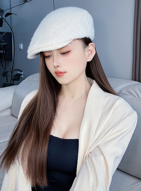 秋冬小香风遮阳鸭舌帽
