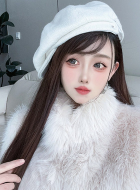 白梦妍同款潮流画家帽