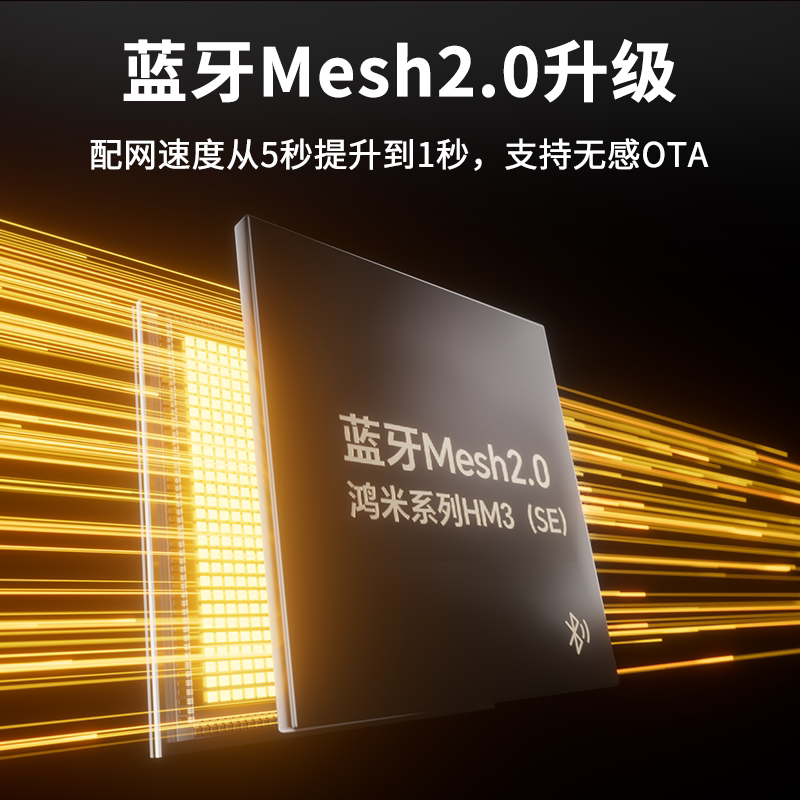 鸿雁超薄智能开关控制面板已接入米家APP小爱同学远程控制单零火