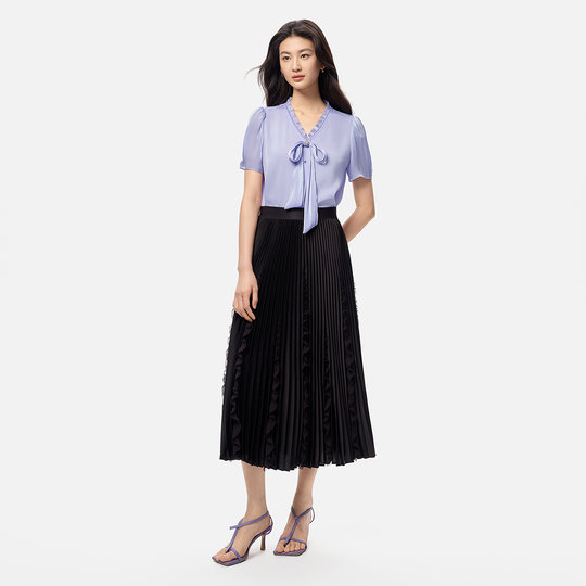 Kelatiel 2025 autumn new style tied fashion design sense commuter shirt for women
